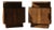 Vintage Nightstands by Jindřich Halabala for Up Závody, 1940s, Set of 2 For Sale