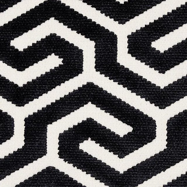 A velvet interpretation of our popular Ming Fret pattern, this striking design derives from a traditional Chinese motif....