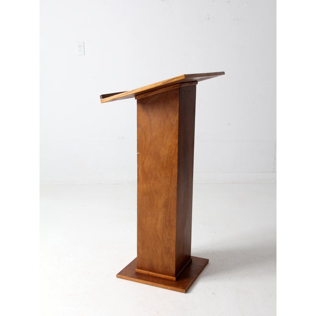 Vintage Wooden Lectern For Sale - Image 6 of 10