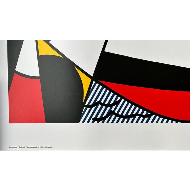Roy Lichtenstein, Sailboats, 1973, Silkscreen For Sale - Image 4 of 6