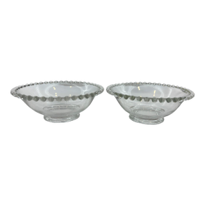 Mid 20th Century Imperial Glass Candlewick Bowls - A Pair