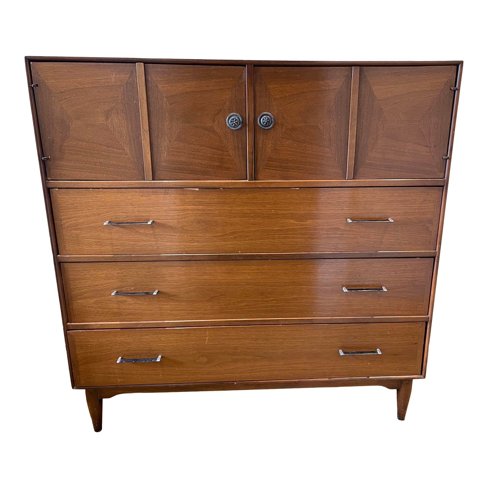 MidCentury Modern Detroit Furniture Distribution Co. Tall Dresser