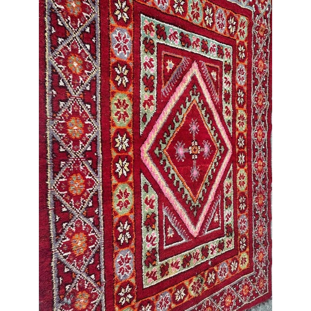 Textile Antique Moroccan Tribal Rug, 1890s For Sale - Image 7 of 18