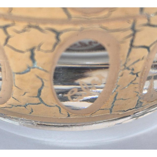 1960s Culver Mid Century Mod 1960's Pisa Old Fashioned Rocks Glasses 22k Gold Over Green - Set of 4 For Sale In Orlando - Image 6 of 9
