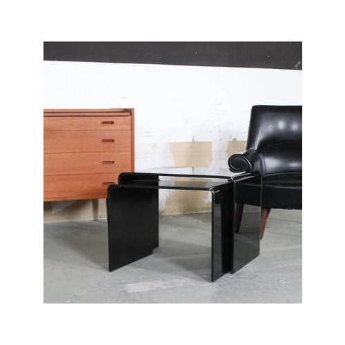 Glass Coffee Tables, Denmark, 1970s For Sale - Image 9 of 12