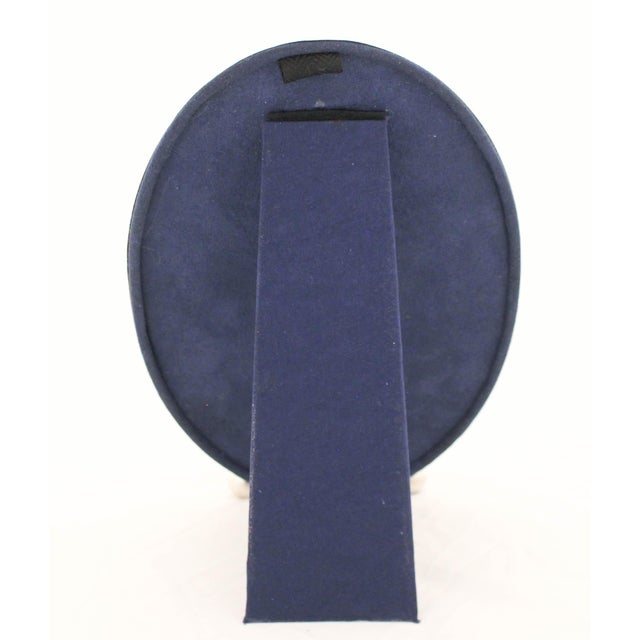 1920s 1920s Sterling Silver Art Deco Vanity Mirror For Sale - Image 5 of 6