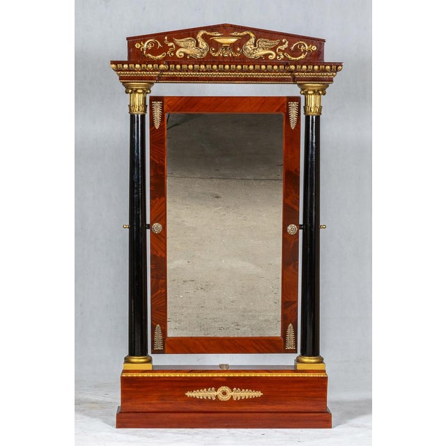 Empire Standing Mirror in Mahogany, 1820 For Sale - Image 18 of 18