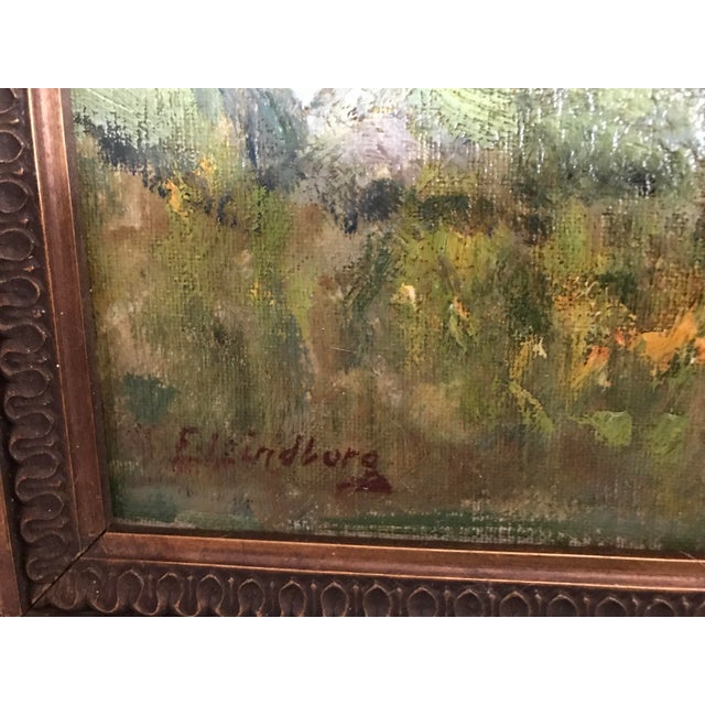 Paint 19th Century Landscape Oil Painting For Sale - Image 7 of 11