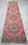 1970s Distressed Oushak Runner Rug Low Pile Faded Colors Pink Hallway Decor - 2'8″ X 12'7″ For Sale - Image 6 of 13