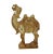 Glass Chinese Clear Crystal Glass Vintage Dusty Finish Camel Figure For Sale - Image 7 of 7