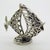 Vintage Italian Handmade Genuine Silver Real Life Size Tropical Fish Figurine For Sale - Image 4 of 9