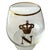 Vintage French Empire Napoleon “N” in the Style of Baccarat Gilt Brandy Snifters, Set of 7 For Sale In Los Angeles - Image 6 of 8