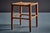 Wood Beechwood Stools with Woven Rush Seats, France, 1950s, Set of 2 For Sale - Image 7 of 14