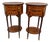 French Louis XVI Round Side Table With 3 Drawers, Lower Shelf & Hand-Gilded Gold Leaf Details For Sale