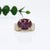 2020s 7.3ct Star Ruby Ring W Natural Diamond Accents in Solid 14k Gold | Ov 10.5x9.6mm, Size 6.75 For Sale - Image 5 of 10
