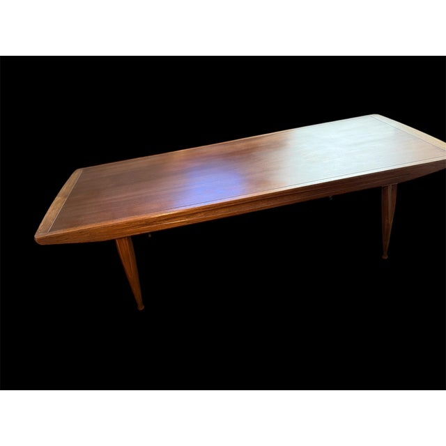 Mid-Century Modern Mid 20th Century Walnut Coffee Table Vintage McM For Sale - Image 3 of 10
