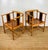 Vintage Pair of Faux Bamboo Asian / Chinoiserie Chic Pagoda Chairs For Sale - Image 12 of 17