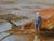 Tomasz Steifer, Surrealist Landscape with Figures, Oil on Panel, Framed For Sale - Image 6 of 14