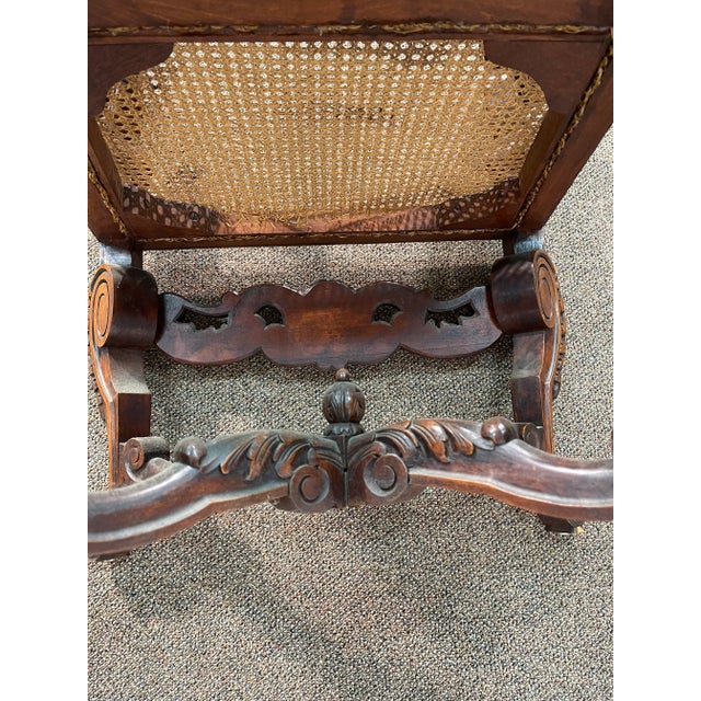Early 20th Century Carved Walnut Chair For Sale - Image 10 of 13