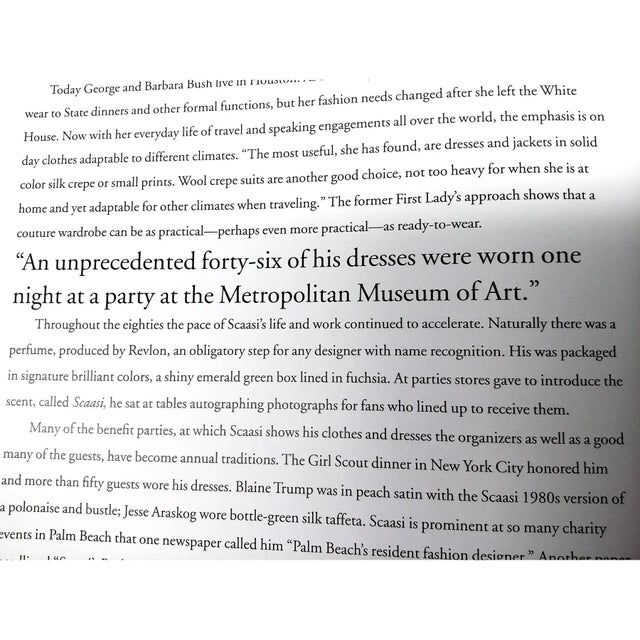 Collector Signed Scaasi a Cut Above Hardcover Book For Sale - Image 4 of 9