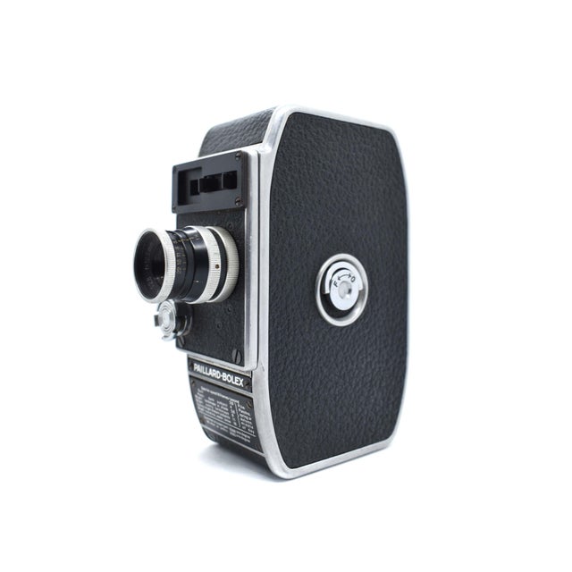 Mid-Century Modern Mid 20th Century Paillard-Bolex B-8 8mm Movie Camera With Kern-Paillard Yvar Lens Switzerland For Sale - Image 3 of 9
