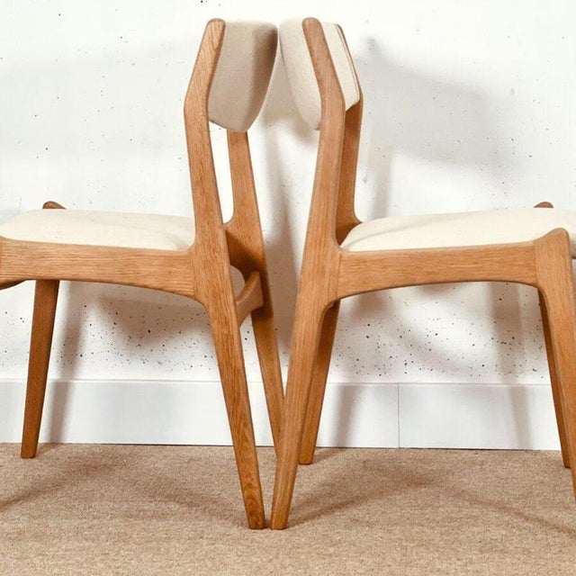 Mid-Century Danish Oak Dining Chairs from Sorø Stolefabrik, Set of 6 For Sale - Image 4 of 12