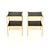 Mid-Century Modern Vintage Brass and Leather Side Tables, 1960s, Set of 2 For Sale - Image 3 of 10