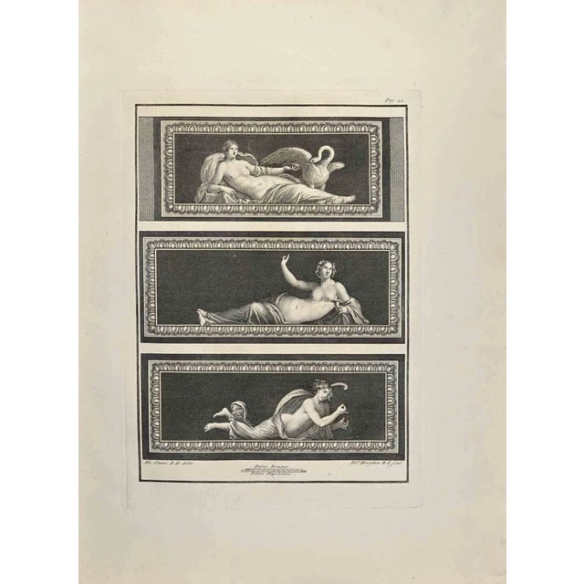Filippo Morghen, Goddesses, Etching, 18th Century For Sale