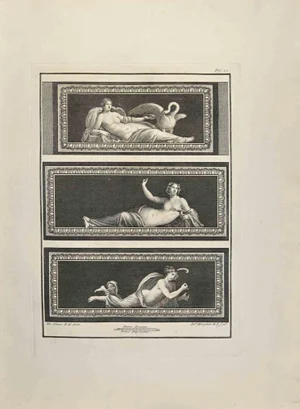 Filippo Morghen, Goddesses, Etching, 18th Century