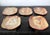 Contemporary Set of Five Yohen-Kin Shino Ceramic Plates by Suzuki Tomio For Sale - Image 3 of 17