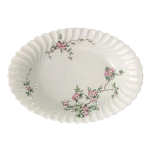 Haviland Limoges Eglantine Oval Vegetable Serving Bowl Dish