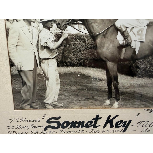 Vintage Original Bert Morgan Sonnet Key Jamaica Horse Racing Jockey Photograph For Sale In New York - Image 6 of 12