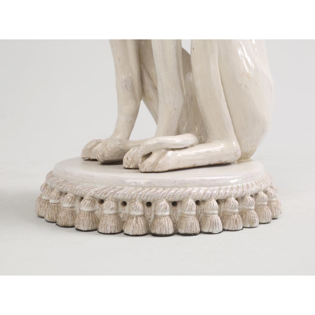 Vintage Italian Whippet Sculpture For Sale - Image 14 of 15