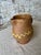 Mid-Century Modern Vintage Hand-Thrown Ceramic Mug With Yellow Glaze Detailing For Sale - Image 3 of 8