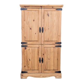Pier 1 Imports Wooden Armoire For Sale