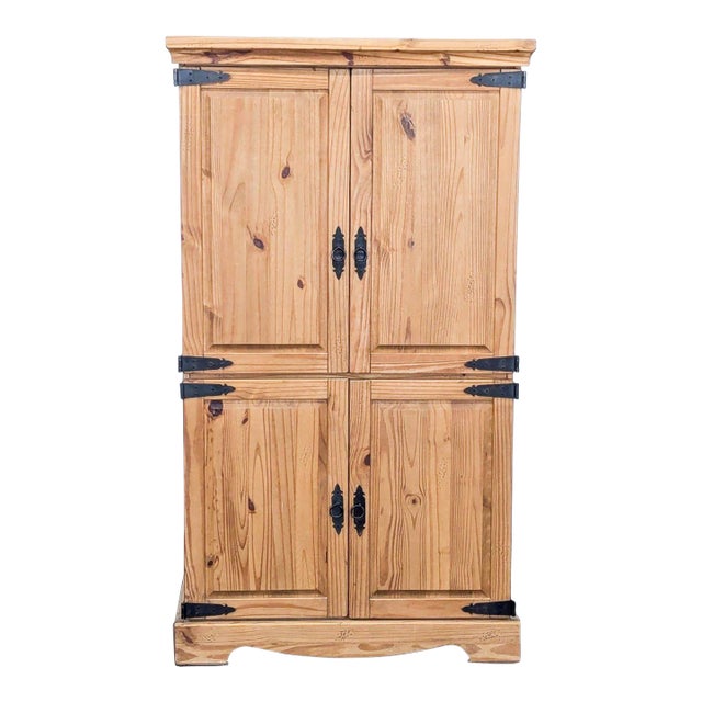 Pier 1 Imports Wooden Armoire For Sale