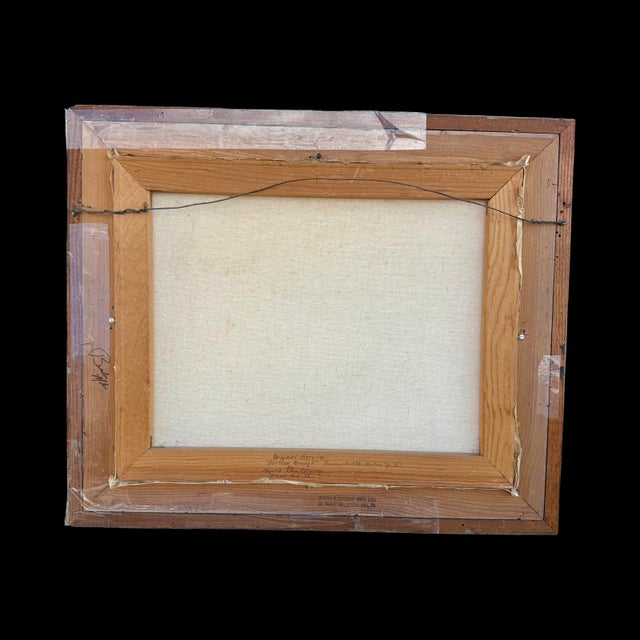 Pennsylvania American Impressionist Pennsylvania Winter Landscape by Myrtle Kerr Conaway For Sale - Image 9 of 10