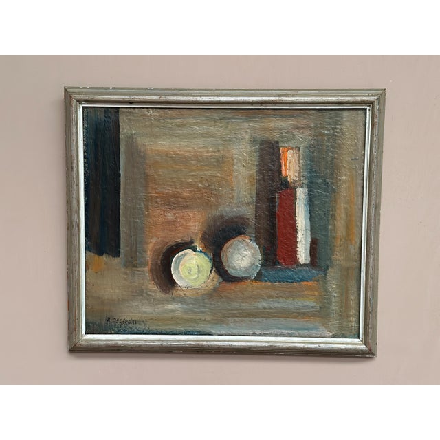 Bengt Delefors, Still Life, 1960s, Oil Painting on Canvas, Framed For Sale - Image 11 of 13