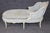 Sophisticated, graceful, and effortlessly refined, this French Louis XVI Style chaise lounge captures the romance and...