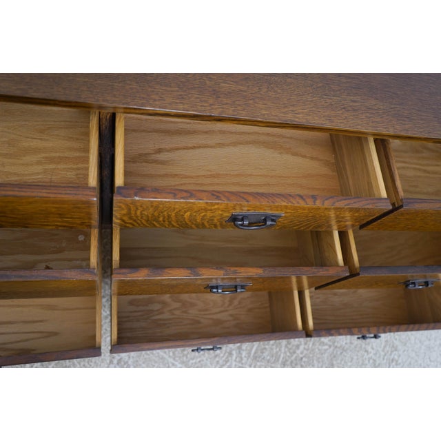 Stickley Stickley Mission Oak 9 Drawer Dresser For Sale - Image 4 of 18