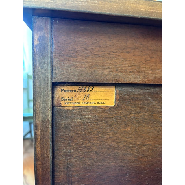 Wood 1930s Kittinger Mahogany Bowfront Chest of Drawers For Sale - Image 7 of 11