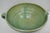 Vintage Primitive Green Glazed Ceramic Pottery Large Mixing Bowl W Handle For Sale - Image 10 of 18