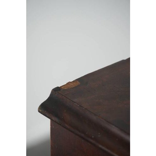 Wood Antique English Mahogany Chest of Drawers, 1800s For Sale - Image 7 of 14