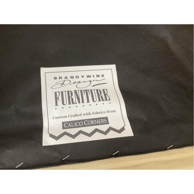 Tan Set of Six Like-New Calico Corners Edna Chairs for Dining Room For Sale - Image 8 of 8