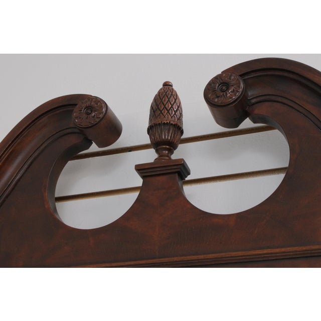 Drexel Heritage Drexel Heritage Heirlooms Collection Mahogany Wall Mirror For Sale - Image 4 of 14