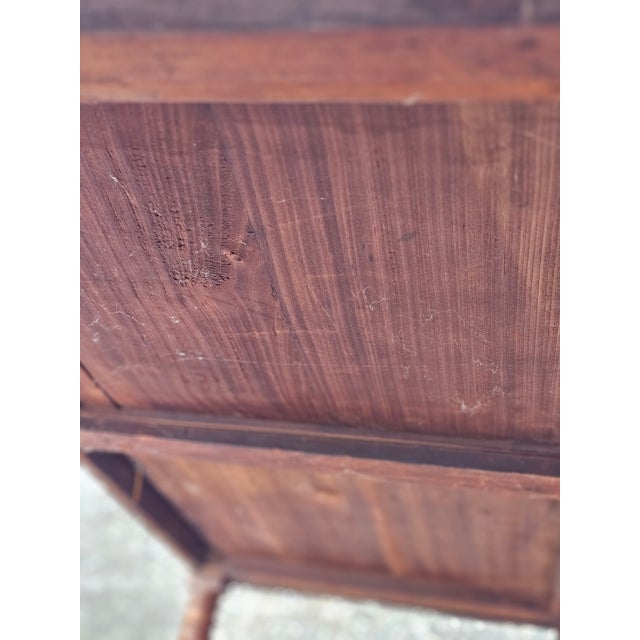 Early 20th Century Federal Style Mahogany Double Drawers Tiered Wash Stand For Sale - Image 10 of 10