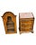Late 19th Century 19th C. Biedermeier Style Mixed Fruitwood Two-Part Secretary Bookcase Cabinet For Sale - Image 5 of 10