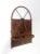 Antique metal barn hay door with a timeworn barn red finish and punched lettering reading "Life Time." Featuring hinge...