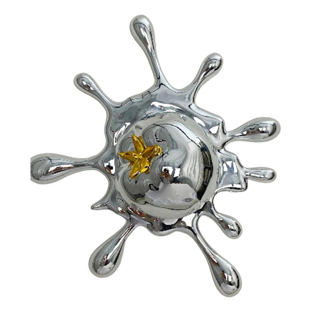 Sagrasse, Splat Silver, 2023, Resin and Marble Powder For Sale
