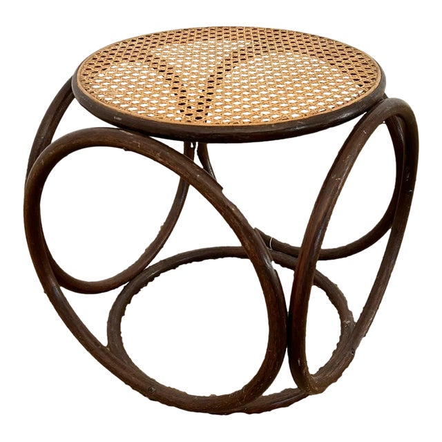 Midcentury Bentwood Side Table For Sale